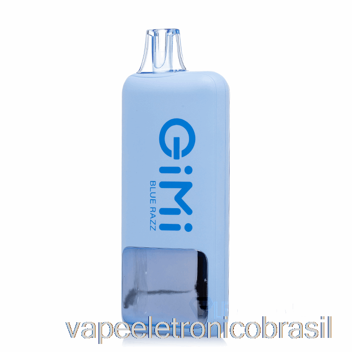 Vape Eletronico Flum Gimi 8500 Smart Descartável Azul Razz